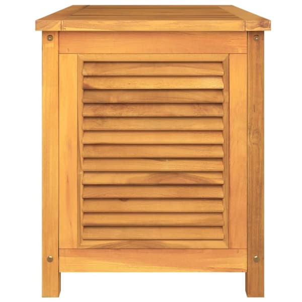 Trädgårdslåda med påse 90x50x58 cm massiv teak