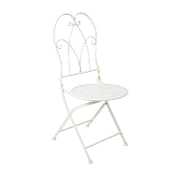 Stol SANDY 41x54xH93cm, antikk hvit