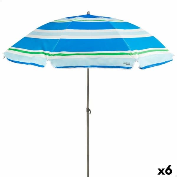 Skėtis nuo saulės Aktive UV50 Ø 200 cm Polyesteri 200 x 196 x 200 cm (6 osaa)