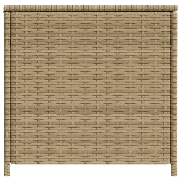 Puutarhan säilytyslaatikko beige sekoitus 469 l polyrottinki