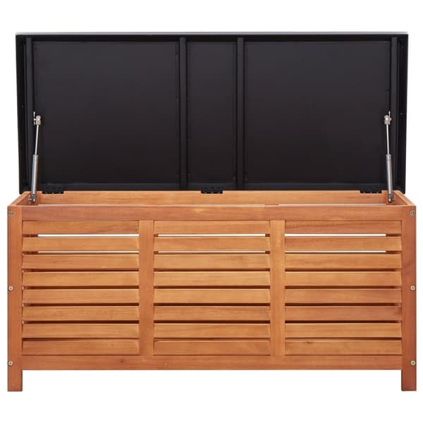 Dynbox 117x50x55 cm massivt eukalyptusträ