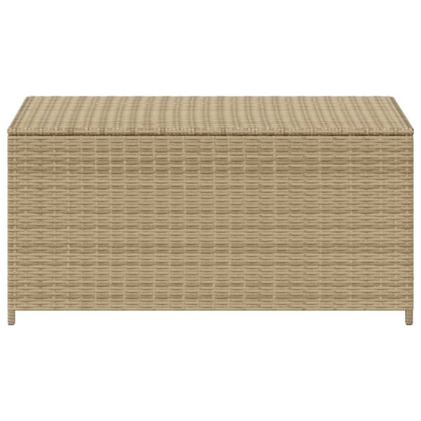 Puutarhan säilytyslaatikko beige sekoitus 190 l polyrottinki