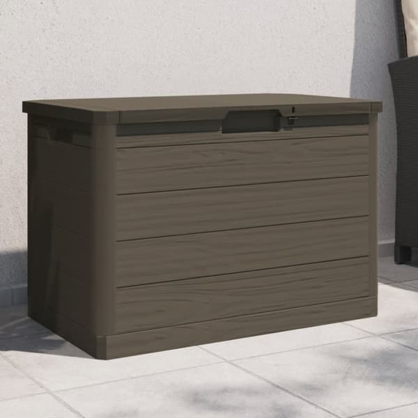 udendørs hyndeboks 77,5x44,5x53 cm polypropylen brun