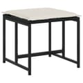 Miniatyrbillede 5 af 9: haveskamler 4 stk. med hynder polyrattan sort