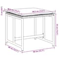 Miniatyrbillede 9 af 9: haveskamler 4 stk. med hynder polyrattan sort