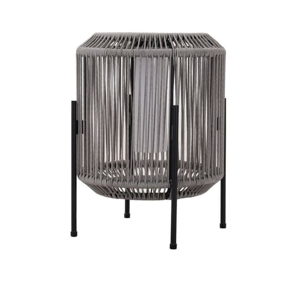 Hagelys BREDAMI med solcellepanel, grå