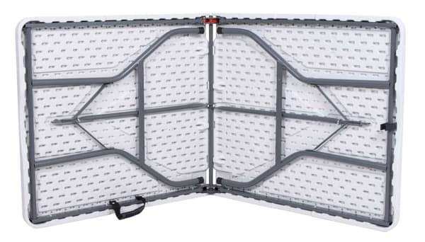 RICO cateringbord, foldbart til en kuffert, 152 cm, hvid
