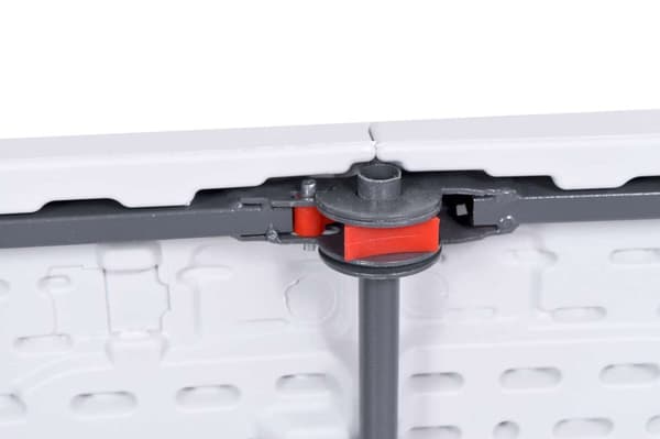 RICO cateringbord, foldbart til en kuffert, 152 cm, hvid