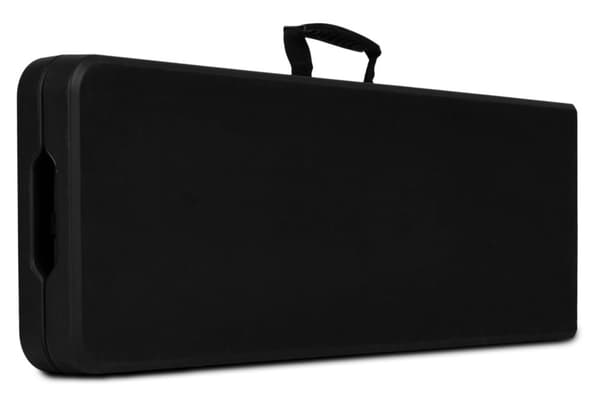 Taitettava ruokapöytä 180 cm, musta