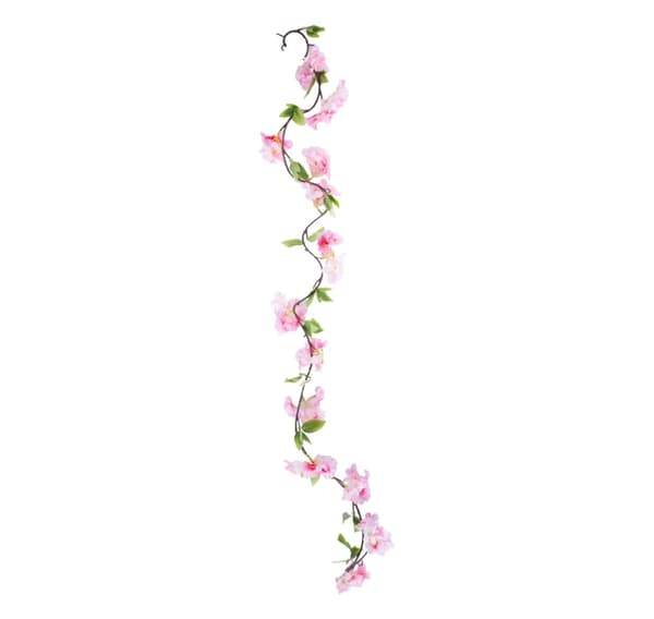 Garland BLOMMALIG 1,8m blomma, rosa