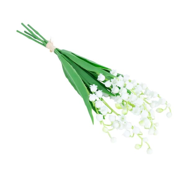 Kunstig blomst BLOMSTERENDE H37cm hvide blomster