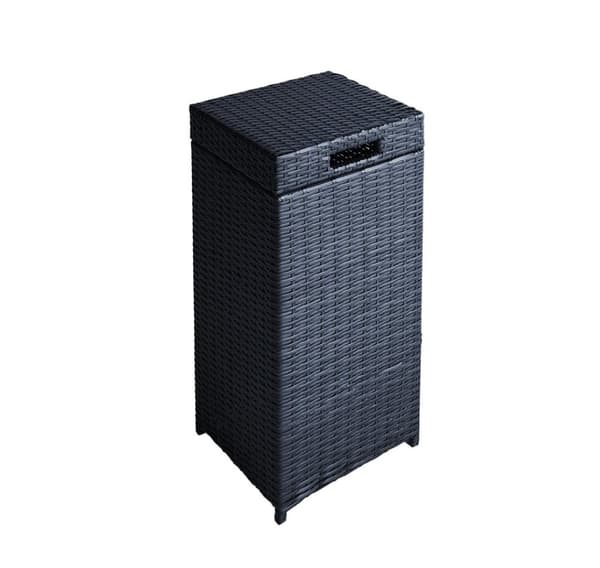 Roskakori WICKER 36x36xH80cm, musta