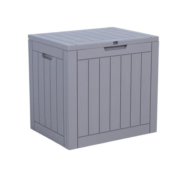 Förvaringslåda PORTOLA 56x43xH53cm/118L, grå plast