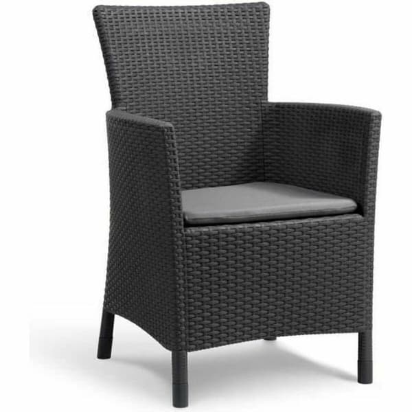 Trädgårdssoffa Allibert by KETER 215526 Grå 62 x 60 x 89 cm