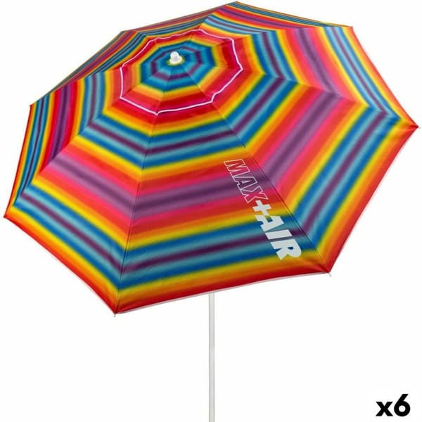 Senčnik Aktive Multifarvet Oxford Stål Oxford-stof 220 x 207 x 220 cm (6 enheder)