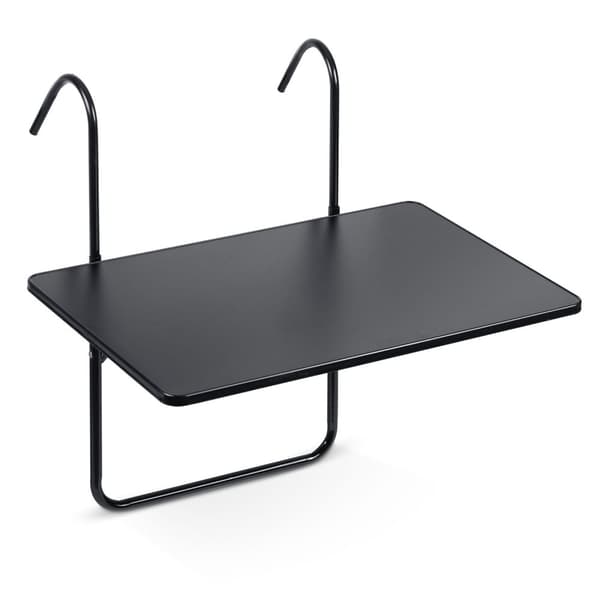 Slitstarkt balkongbord 60x43cm hopfällbart Sofotel SO-982 svart