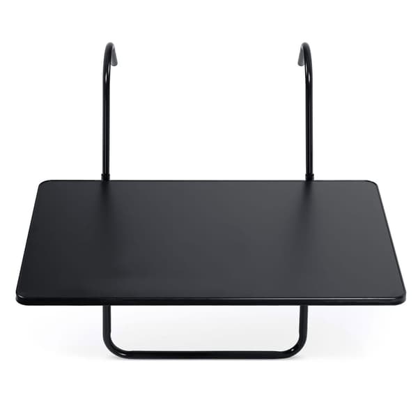 Slitstarkt balkongbord 60x43cm hopfällbart Sofotel SO-982 svart