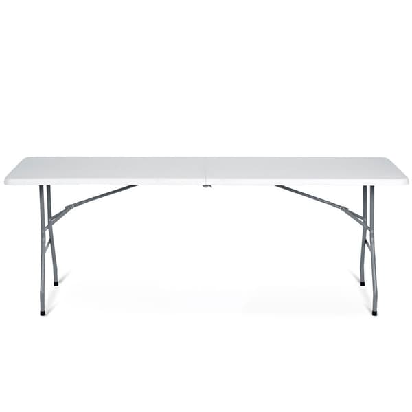 Sammenklappeligt haveserveringsbord 244 cm Plonos hvid