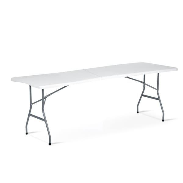 Sammenklappeligt haveserveringsbord 244 cm Plonos hvid