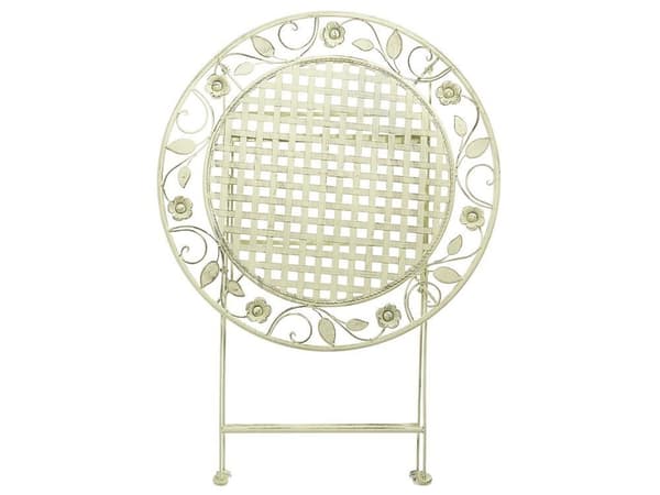 Metallinen puutarhapöytä ø 70 cm vihreä BIVIO Lumarko!