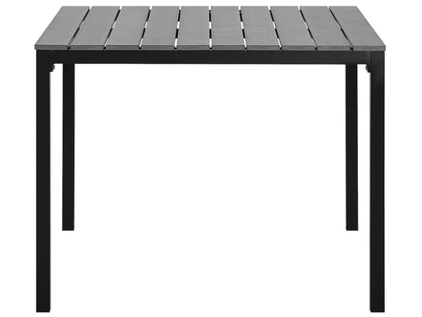 Harmaa puutarhapöytä 95 x 95 cm PRATO Lumarko!