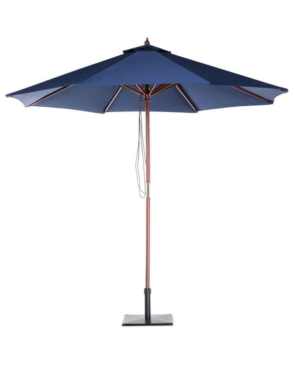 Haveparasol 270 cm blå TOSCANA Lumarko!
