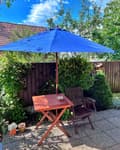 Miniatyrbillede 2 af 8: Haveparasol 270 cm blå TOSCANA Lumarko!