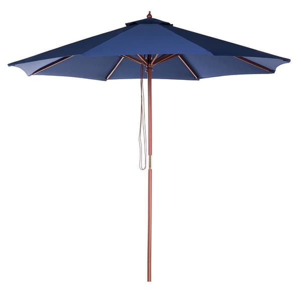 Haveparasol 270 cm blå TOSCANA Lumarko!