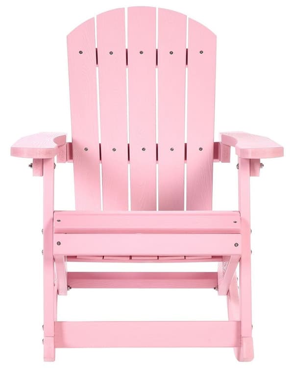 Lasten puutarhakeinuttuoli ADIRONDACK Pastel pinkki Lumarko!