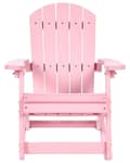 Pikkukuva 3 / 8: Lasten puutarhakeinuttuoli ADIRONDACK Pastel pinkki Lumarko!