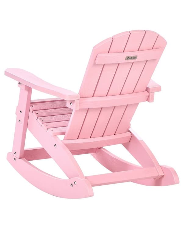 Lasten puutarhakeinuttuoli ADIRONDACK Pastel pinkki Lumarko!