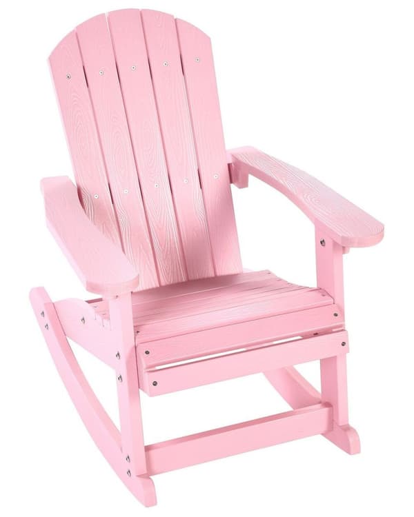 Lasten puutarhakeinuttuoli ADIRONDACK Pastel pinkki Lumarko!