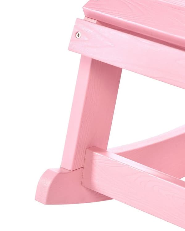 Lasten puutarhakeinuttuoli ADIRONDACK Pastel pinkki Lumarko!