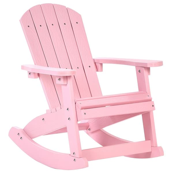 Lasten puutarhakeinuttuoli ADIRONDACK Pastel pinkki Lumarko!