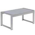 Pikkukuva 1 / 8: Puutarha-sohvapöytä 90 x 50 cm vaaleanharmaa SALERNO Lumarko!