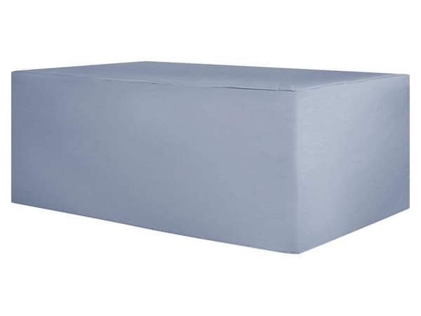Regnskydd till utemöbler Grå PVC Polyester 260 x 120 x 90 cm Trädgård Väderbeständig