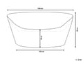 Pikkukuva 3 / 6: Puutarhakalusteen peite harmaa PVC polyesteri 140 x 135 x 80 cm sadesuoja