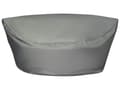 Pikkukuva 1 / 6: Puutarhakalusteen peite harmaa PVC polyesteri 140 x 135 x 80 cm sadesuoja