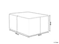 Pikkukuva 3 / 9: Sadesuojus puutarhakalusteille 169 x 88 x 83 cm PVC-polyesteri UV-kestävä vetoketju
