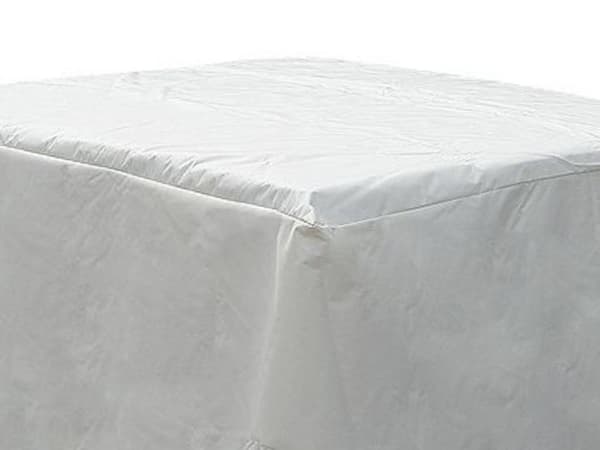 Havemøbelbetræk Hvid PVC Behandlet Polyester 320 x 120 x 90 cm Regnslag
