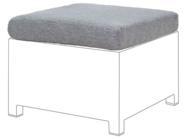 Kuddfodral Set Utomhus Grå Trädgårdsmöbler Sits och Ryggdynor