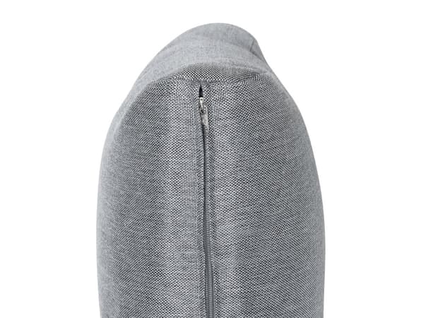 Kuddfodral Set Utomhus Grå Trädgårdsmöbler Sits och Ryggdynor