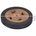 Miniatyrbilde 6 av 6: vidaXL Reservehjul for solseng 2 stk heltre teak