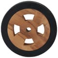 Miniatyrbilde 2 av 6: vidaXL Reservehjul for solseng 2 stk heltre teak