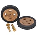 Miniatyrbilde 1 av 6: vidaXL Reservehjul for solseng 2 stk heltre teak