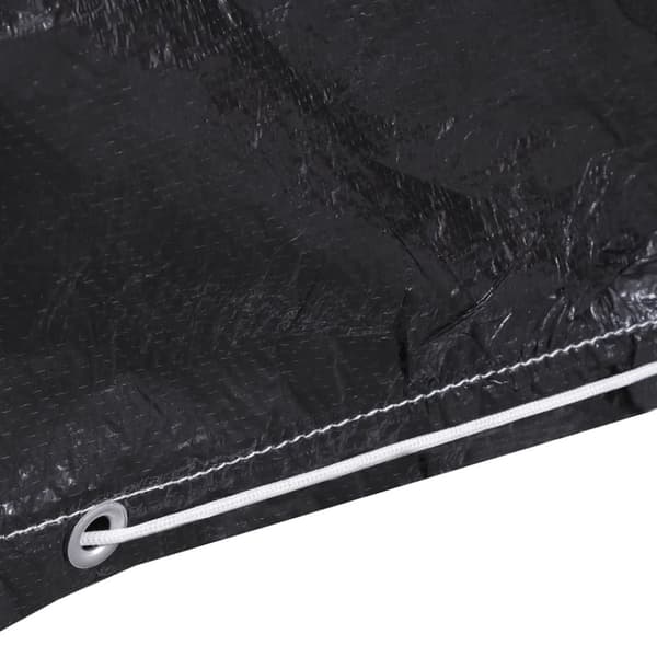 vidaXL Hagemøbeltrekk 2 stk 6 maljer 160x80x75 cm