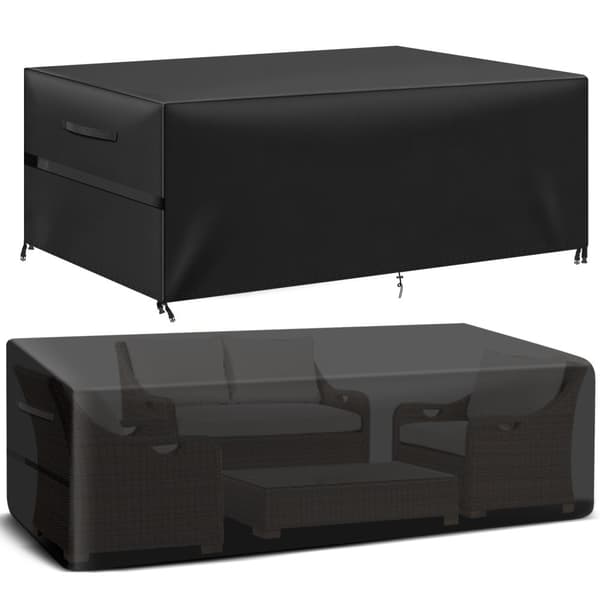 Överdrag för trädgårdsmöbler vattentät presenning för trädgårdsmöbler soffa dammtät utomhus, (420D Oxford, 123 * 61 * 72cm)