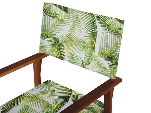 Uppsättning av Tyg till Solstolar 2 st Flamingo Mönster Polyester Solstolstyg