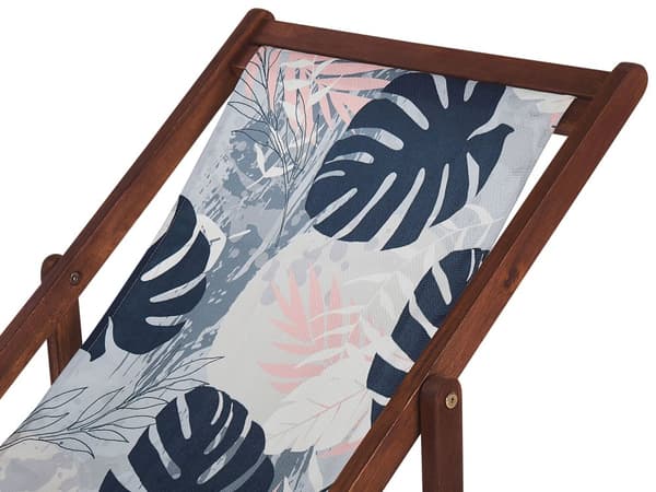 Uppsättning av Tyg till Solstolar 2 st Flamingo Mönster Polyester Solstolstyg