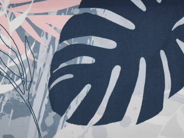 Uppsättning av Tyg till Solstolar 2 st Flamingo Mönster Polyester Solstolstyg